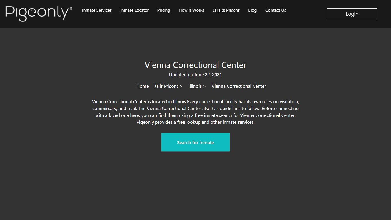 Vienna Correctional Center Inmate Search | Illinois